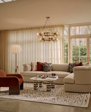 Oona Sectional Sofa - L-Shape Sofa - Linen - Bisque - US - Listing Image