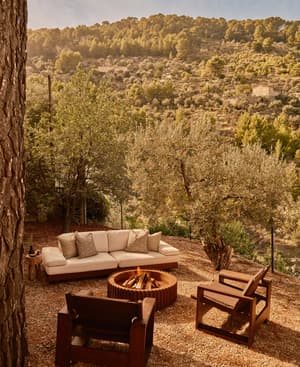 Truro Outdoor Sofa - Three Seater - Woven Natural - UK - Listing Image