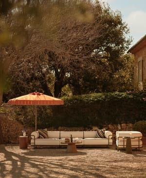 Gaspard Outdoor Sofa - Four Seater - Off White - UK - Listing Image
