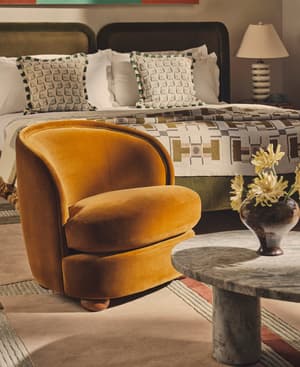 Blair Tub Armchair - Velvet - Mustard - US - Listing Image