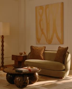Blair Two Seater Sofa - Velvet - Lichen - US - Listing Image