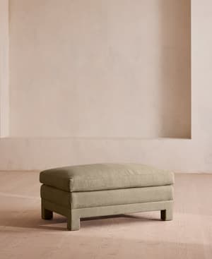 Ashford Ottoman - Linen - Sage - US - Hover Image