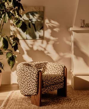 Winnie Armchair - Lophelia Jacquard - Brown  - UK - Listing Image