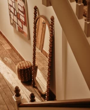 Willow Floor Mirror - Oak - Listing Image