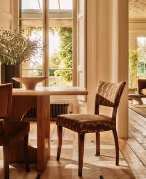 Pair of Molina Armless Dining Chairs - Deklan Linen - UK - Listing Image