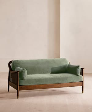 Atlanta Three Seater - Velvet - Seafoam - UK - Listing Image