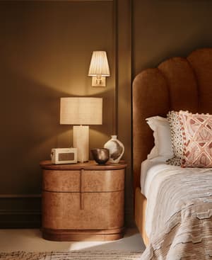 Remi Stone Table Lamp - Cream - Listing Image