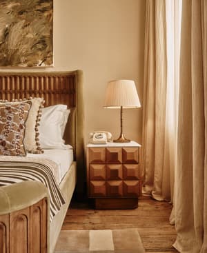 Marius Bedside Table - Small - Arabescato Corchia Marble - Listing Image