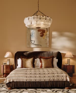 Blair Bed - King - Velvet - Chocolate - UK - Listing Image