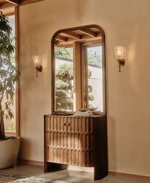 Devon Wall Mirror - Ash Wood - Hover Image