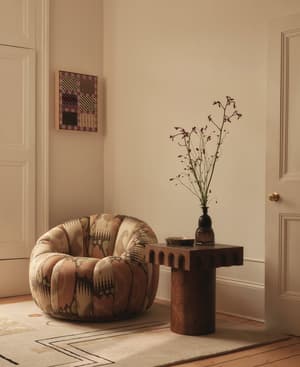 Garret Armchair - Floral Ikat - Listing Image