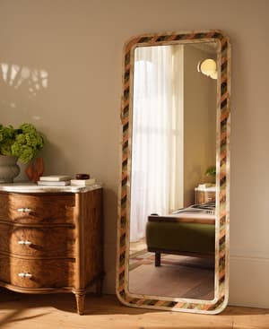 Charli Floor Mirror - Marble - Listing Image