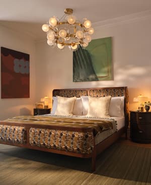 Belsa Bed - King - Echo Jacquard - UK - Listing Image