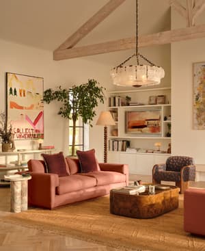 Mossley Three Seater Sofa - Linen - Sienna - US - Listing Image
