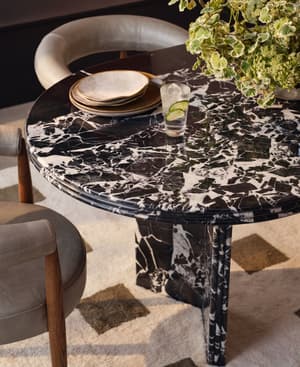 Fergus Dining Chair - Fern Leather - Hover Image