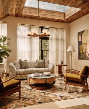 Conall Three Seater Sofa - Olia Jacquard - UK - Listing Image
