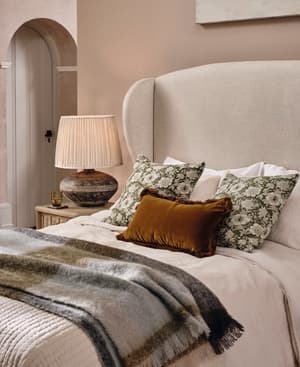 Curtis Mohair Check Throw - Multi - Listing Image