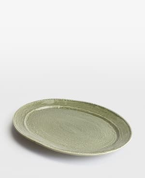 Hillcrest Oval Serving Platter - Green - Listing Image