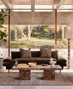 Bristol Sofa - Velvet - Olive - Listing Image