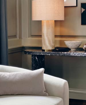 Remi Stone Table Lamp - Large - US - Hover Image