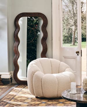 Aiden Floor Mirror - Burl - Listing Image