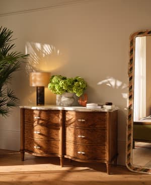 Valerie Six Drawer Dresser - Arabescato Corchia Marble - Listing Image