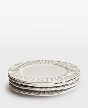 Chancery Side Plate - White - Set of Four - Listing Image