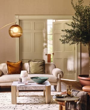 Margeaux Square Cushion - Lichen - Hover Image