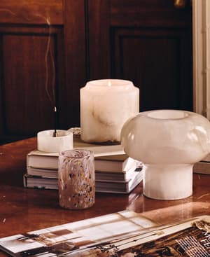 Trento Fig Verde Candle - Alabaster - 350g - Hover Image