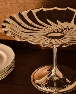 Mews Silver Footed Platter - Listing Image