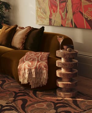 Nelson Side Table - Breccia Pernice Marble - Listing Image