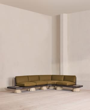 Torno Modular Sofa - Wool Linen - Ochre - UK - Hover Image