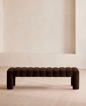 Willis Bench - Chocolate Velvet - US - Listing Image