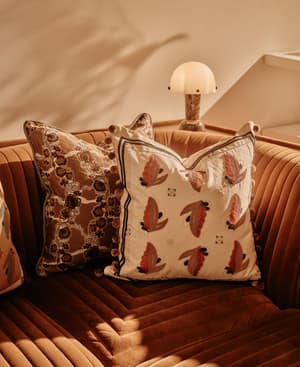 Arthur Square Cushion - Cream - Listing Image