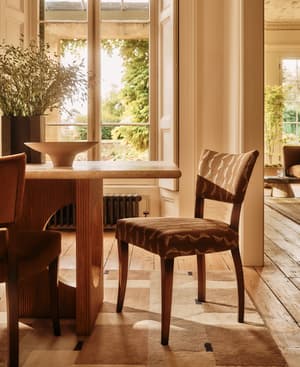 Pair of Molina Armless Dining Chairs - Deklan Linen - UK - Listing Image