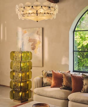 Elias Floor Lamp - Green - Hover Image