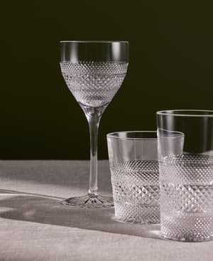 Huxley Cut Crystal Red Wine Glass - Set of Four - Hover Image