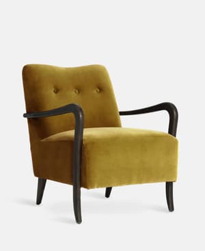 Holland Armchair - Honey Velvet - US - Hover Image