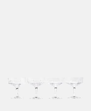 Roebling Cut Crystal Coupe - Set of Four - Listing Image