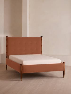 Paolo Bed - King - Velvet - Antique Rose - Listing Image