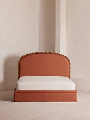 Mika Bed - Queen - Linen - Antique Rose - US - Hover Image