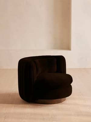 Vivienne Armchair - Velvet - Chocolate - Listing Image