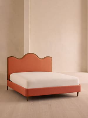 Aubrey Bed - King - Linen - Antique Rose - US - Hover Image