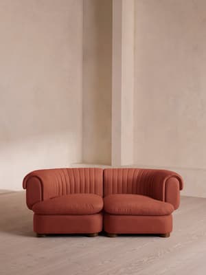 Rava Modular Sofa - Three Seater - Linen - Sienna - Hover Image