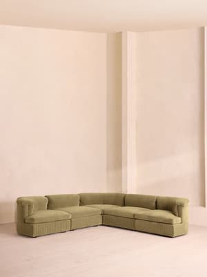 Oona Sectional Sofa - Corner Sofa - Velvet Lichen - US - Listing Image