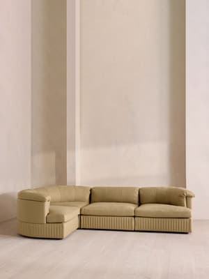 Oona Modular Sofa - L-Shape Sofa - Linen - Wheat - UK - Hover Image