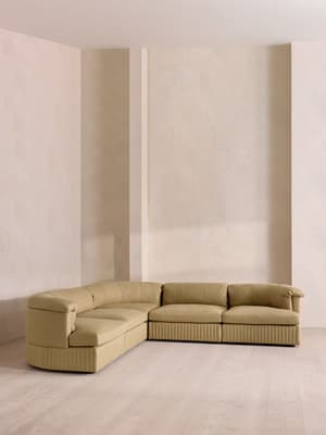 Oona Modular Sofa - Corner Sofa - Linen - Wheat - UK - Hover Image