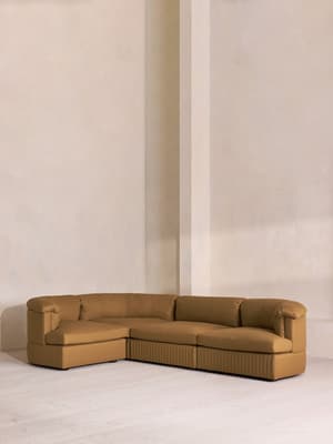 Oona Modular Sofa - L-Shape Sofa - Linen - Ochre - UK - Listing Image