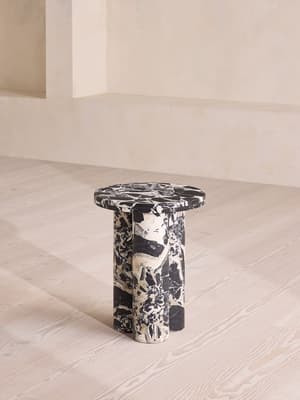 Tisbury Side Table - Noir Grande Marble - Listing Image