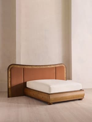 Alana Bed - Queen - Velvet - Antique Rose - US - Listing Image